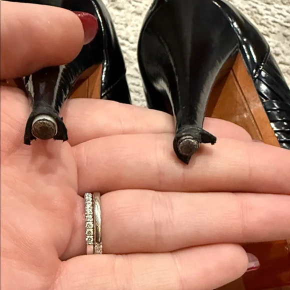 Givenchy Black Strappy Heeled Boots